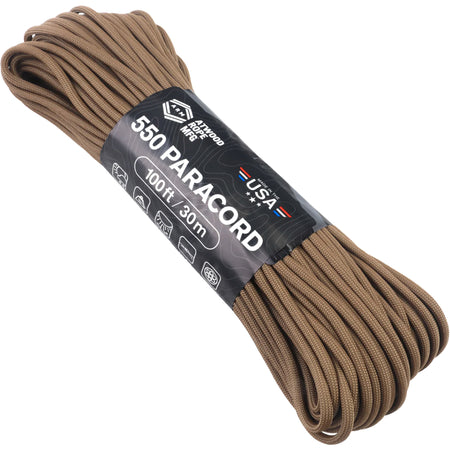 Atwood Rope Paracord 550 Typ III Seil 30m coyote