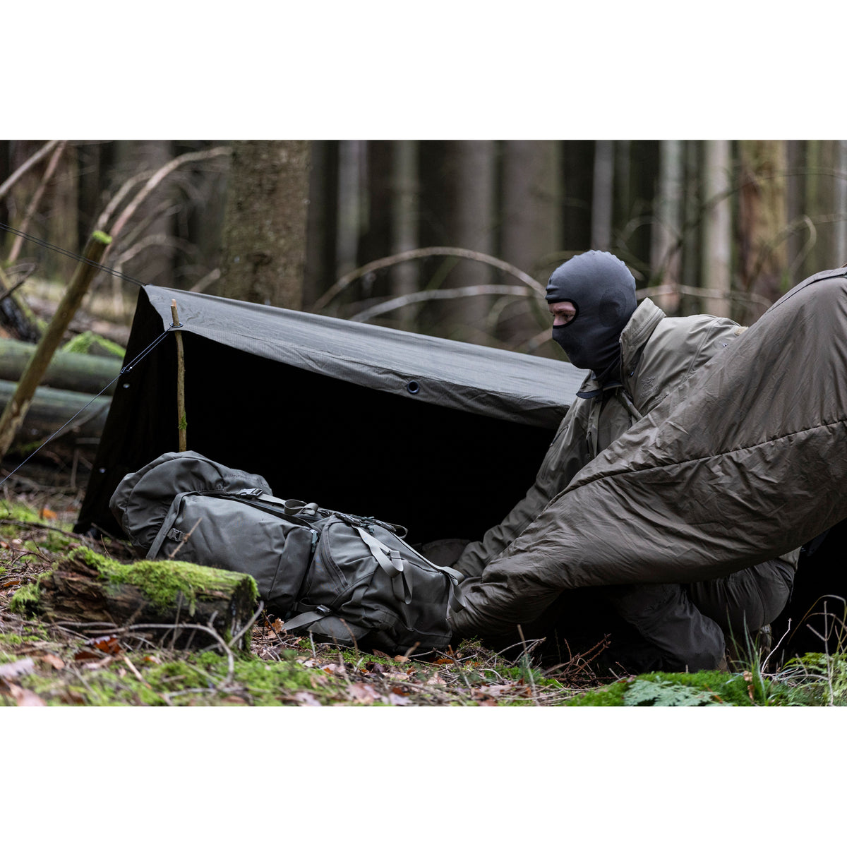 berghaus Basha Tarp IR 245 x 205 cm stone grey olive