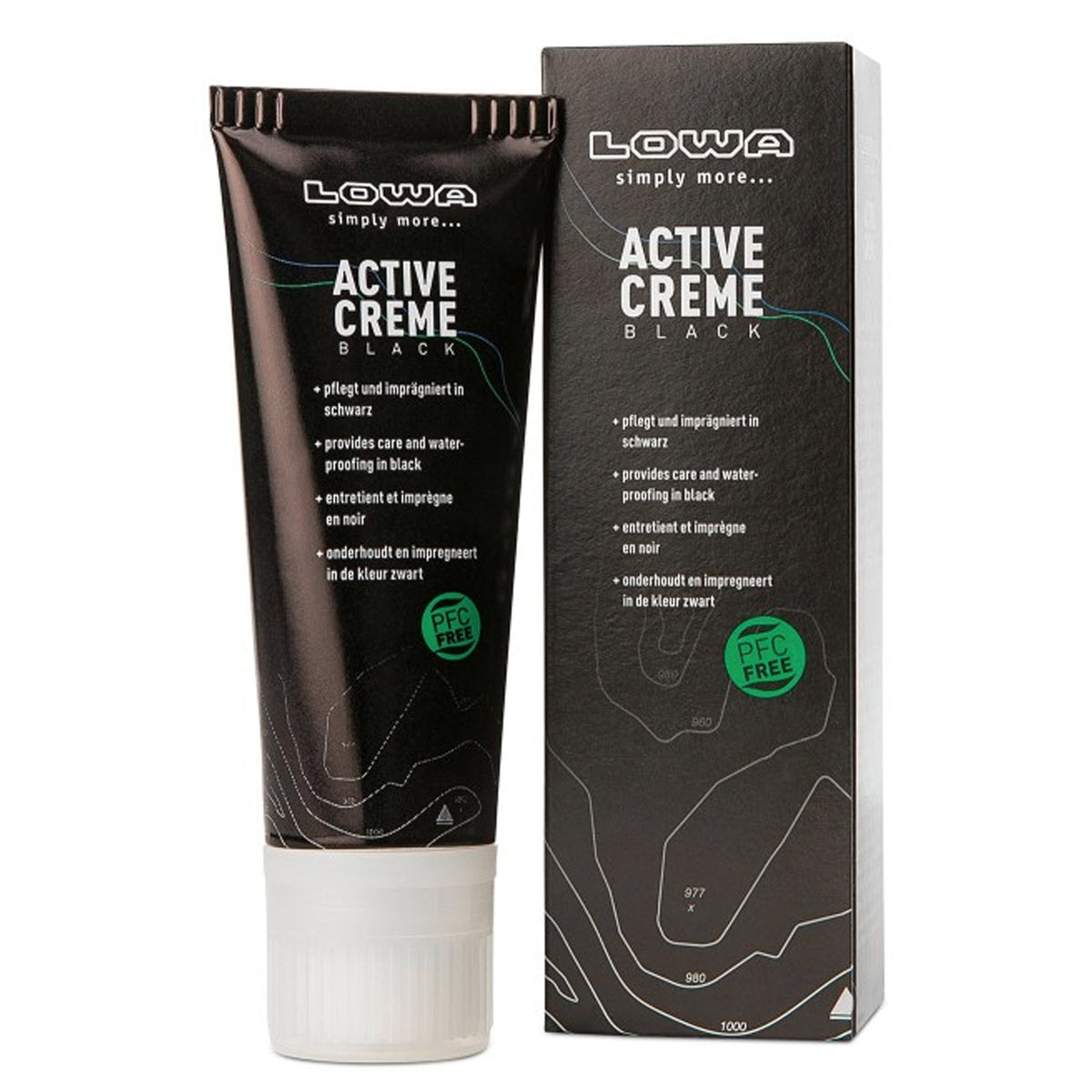 Lowa Active Creme Schuhpflege 75ml schwarz