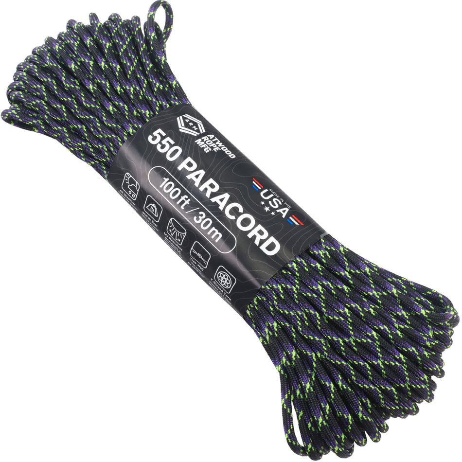 Atwood Rope Paracord 550 Typ III Seil 30m zombie undead