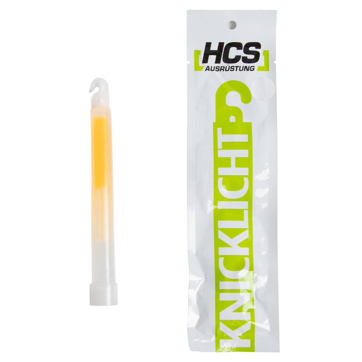 HCS Leuchtstab Knicklicht 15 cm 12 Stunden weiss
