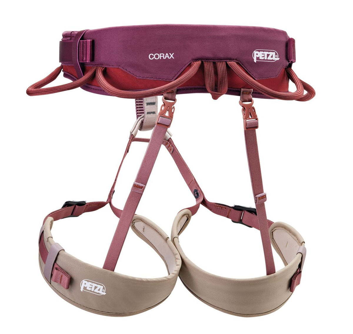 Petzl CORAX Klettergurt dark red