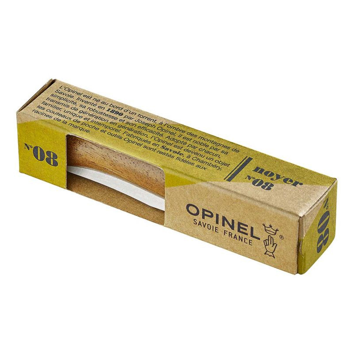 Opinel No.08 Taschenmesser Walnussholz