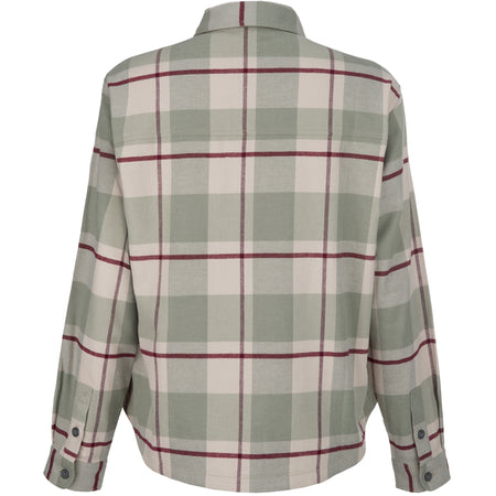 Vertx Lena Women's Stretch Flannel Shirt mountain sage buffalo plaid