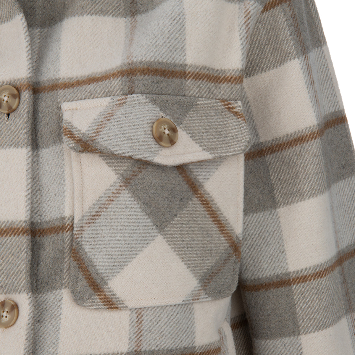 Vertx Lena Women's Shirt Flannel Jacket burnt cherry plaid