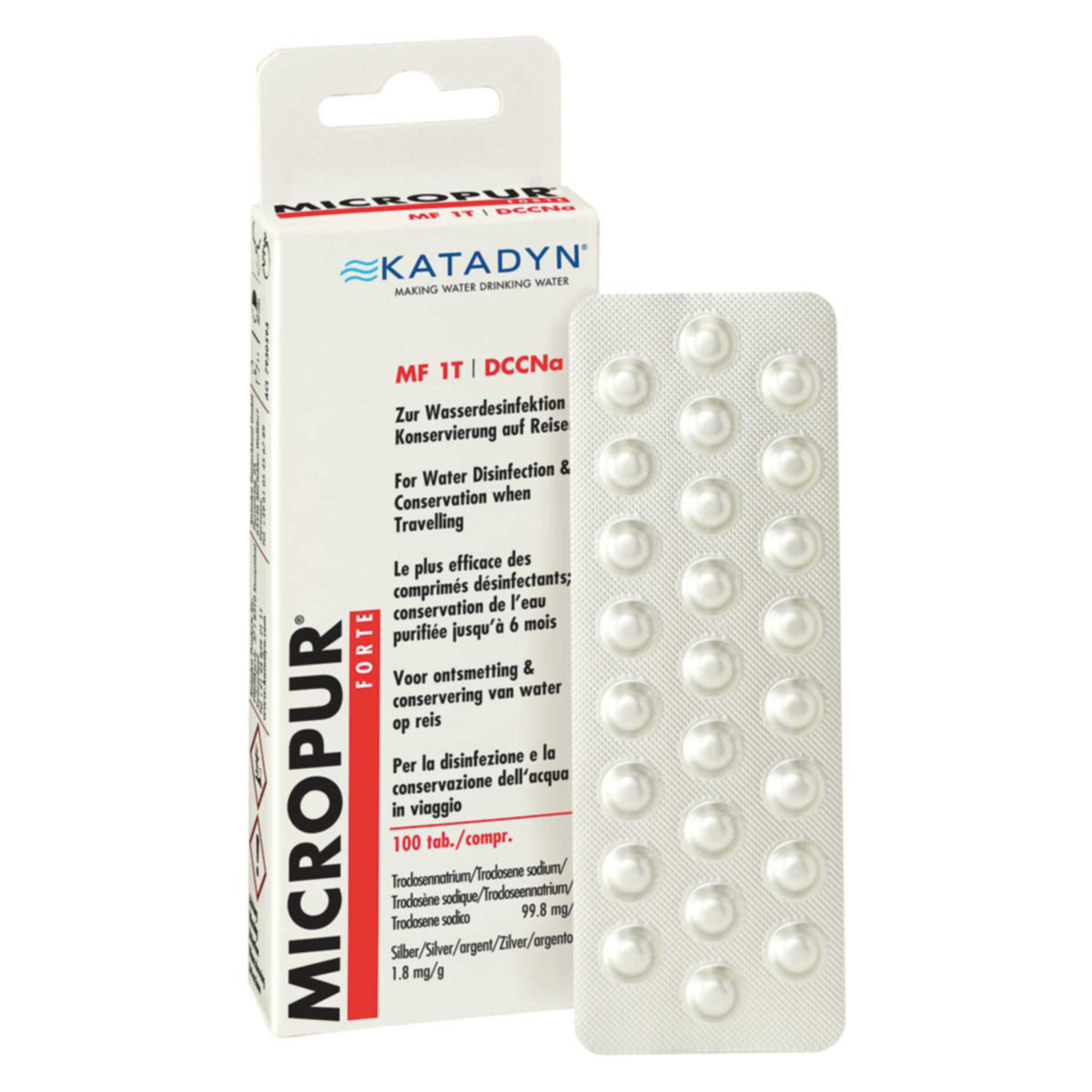 Katadyn Micropur Forte MF Wasserdesinfektion 100 Tabletten