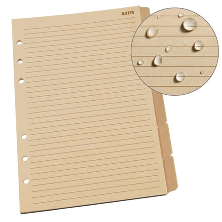 Rite in the Rain Generic Tab Set Planner (6er-Pack) tan