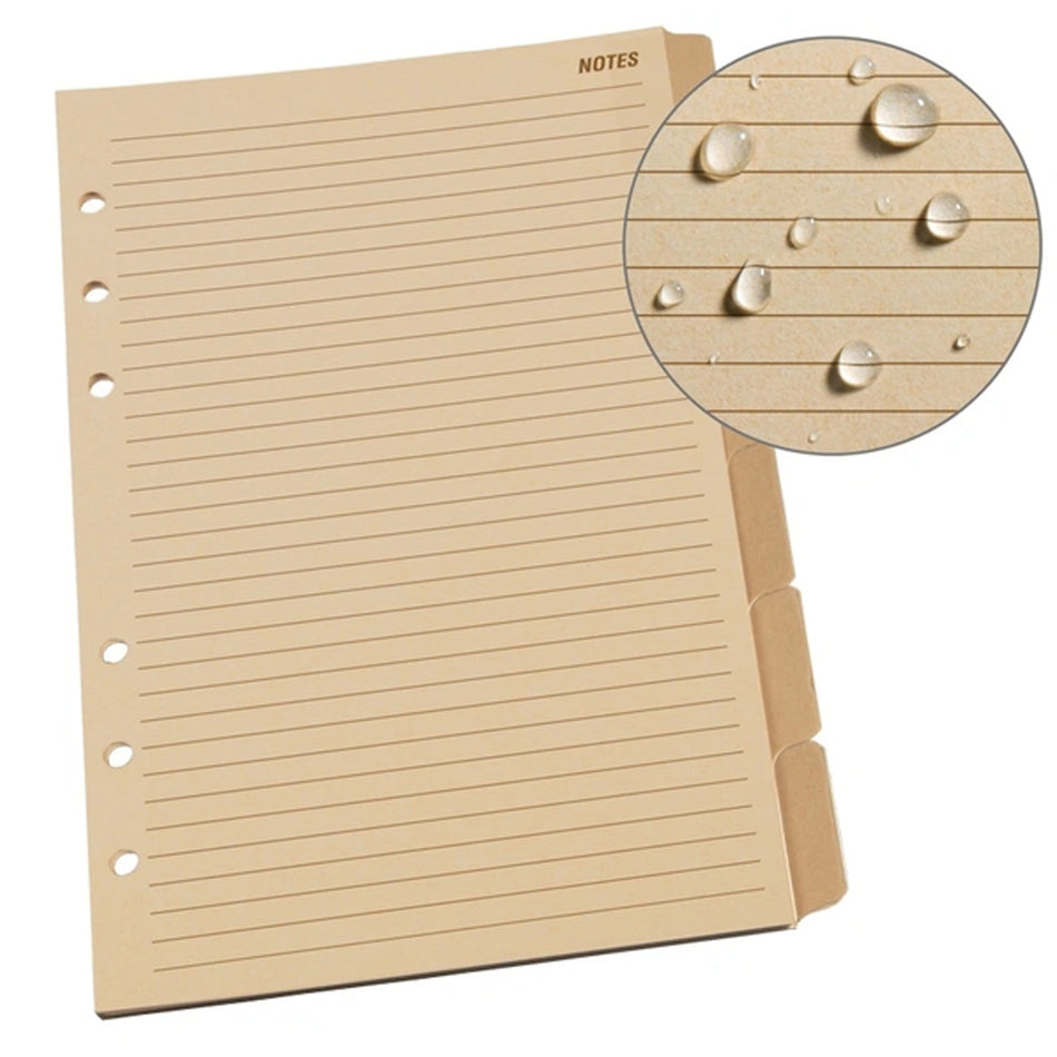 Rite in the Rain Generic Tab Set Planner (6er-Pack) tan