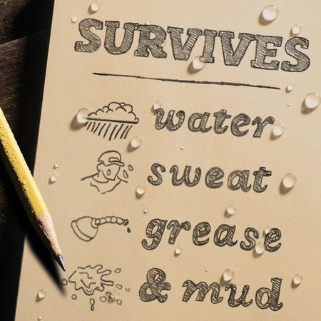 Rite in the Rain Generic Tab Set Planner (6er-Pack) tan