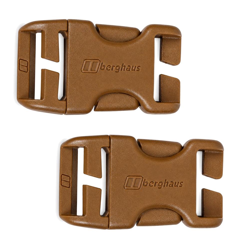 Berghaus Berg Buckle 25mm Reparaturschnalle (2 pcs) earth brown