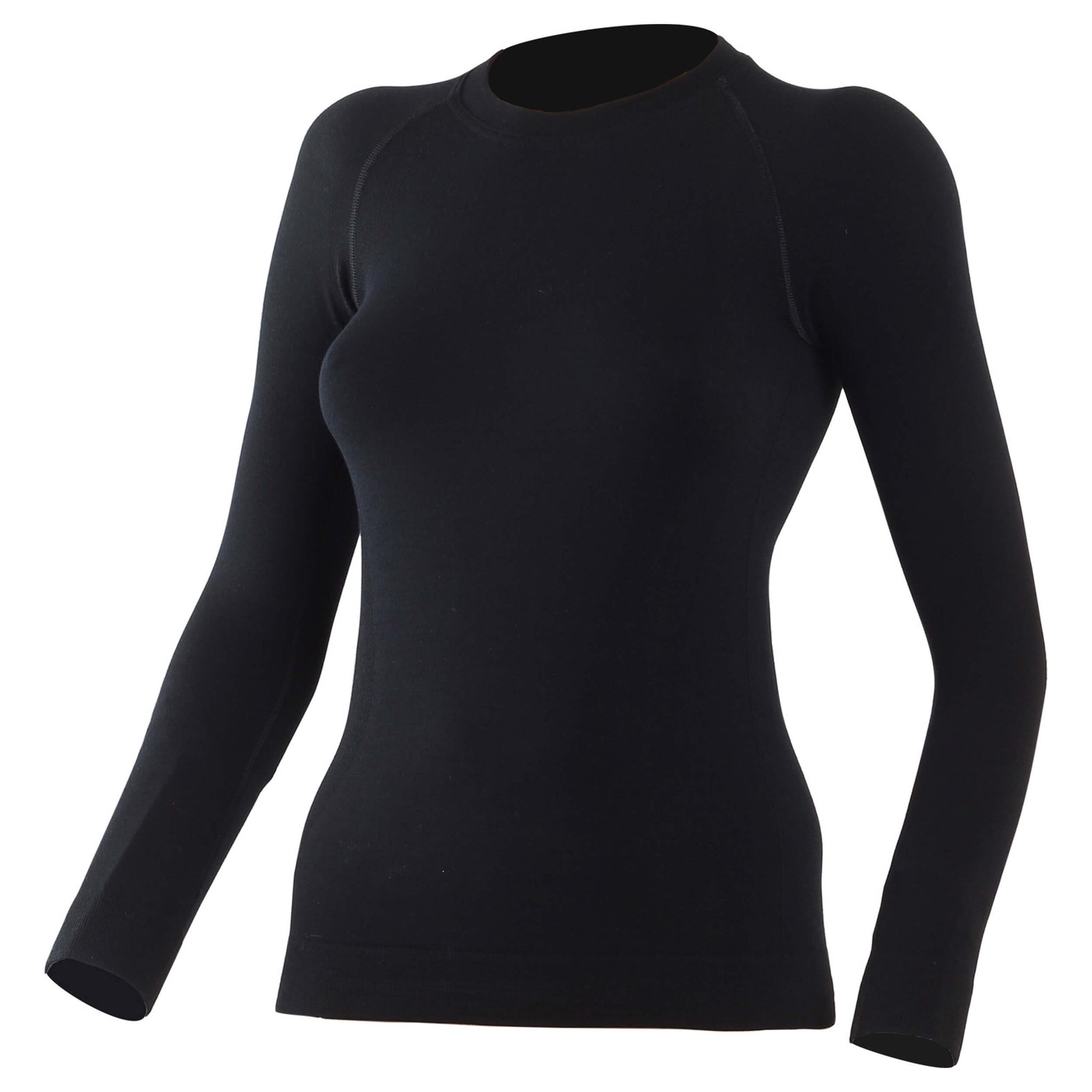 Lasting Merino Seamless WARA Shirt schwarz 200g