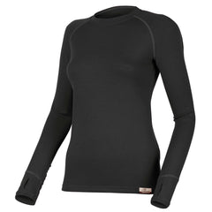 Lasting Merino Seamless Shirt LENA 160 Women schwarz