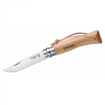 Opinel No.07 Baroudeur Taschenmesser Rostfrei Buche natur