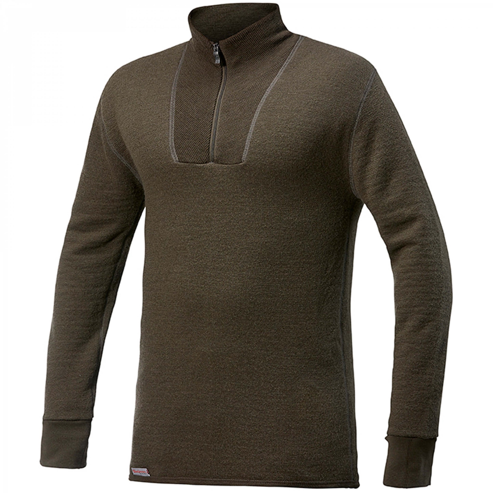 Woolpower Zip Turtleneck 200 pine green