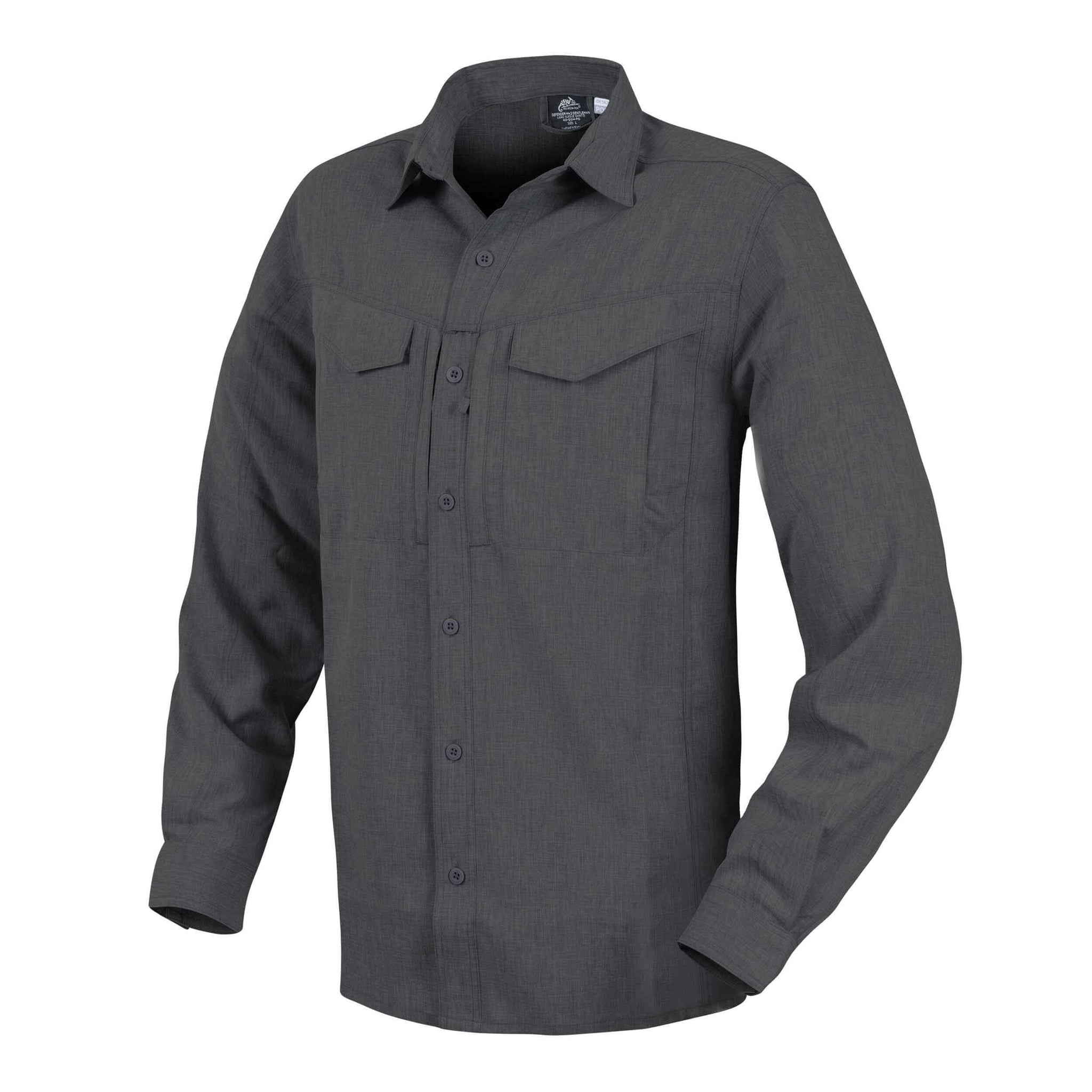 Helikon-Tex Defender Mk2 Gentleman Shirt - Melange Black/Grey