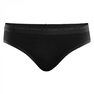 Aclima LightWool Briefs Woman jet black