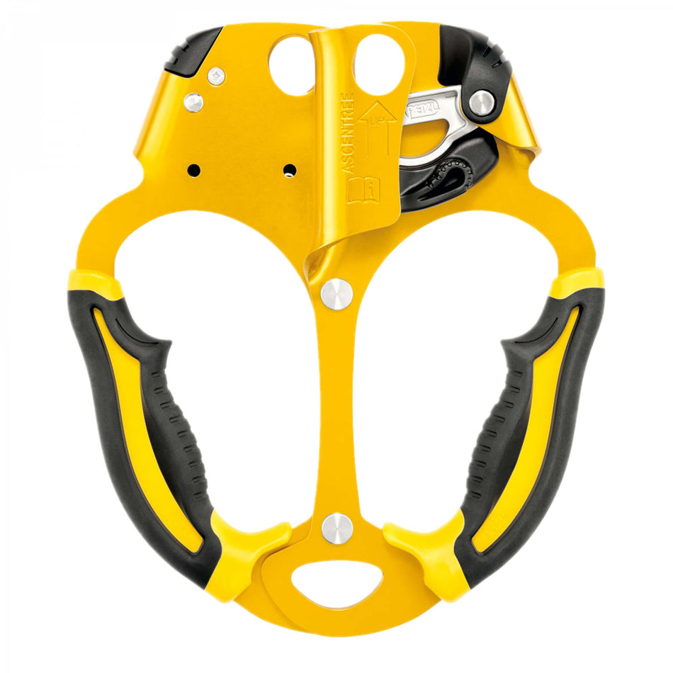 Petzl ASCENTREE Handsteigklemme mit Doppelgriff gelb