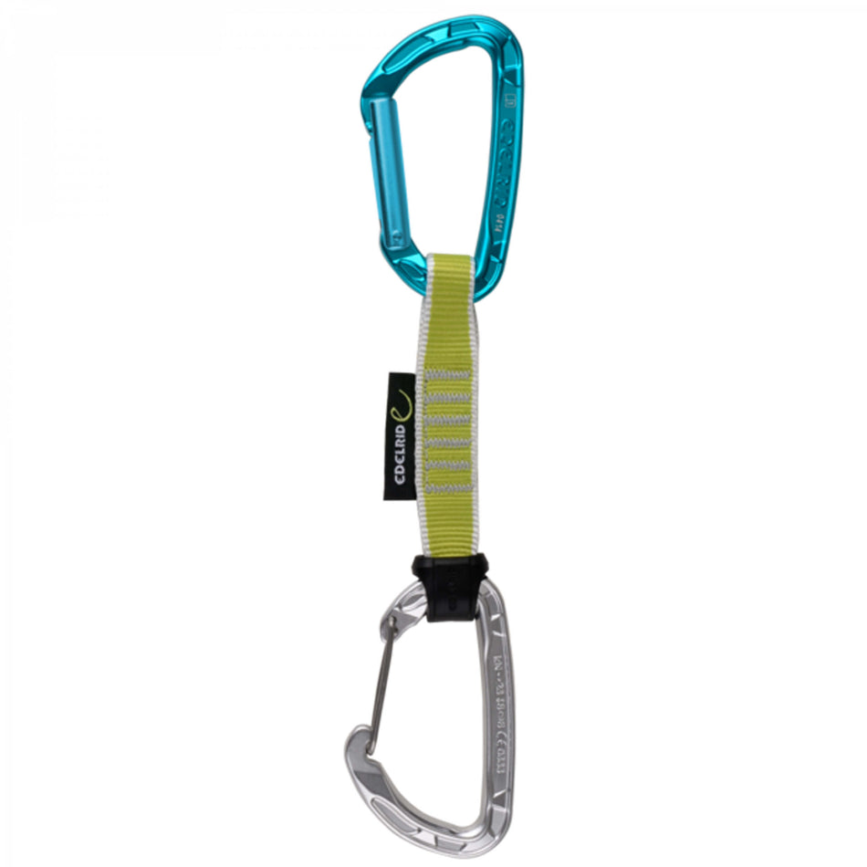 Edelrid Pure Slim Wire Expressset 12cm oasis-icemint