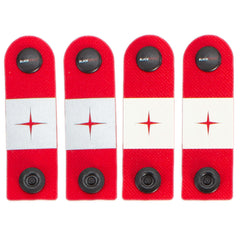 BLACKSIRIUS Tactical Click Ausrüstungsreflektoren rot
