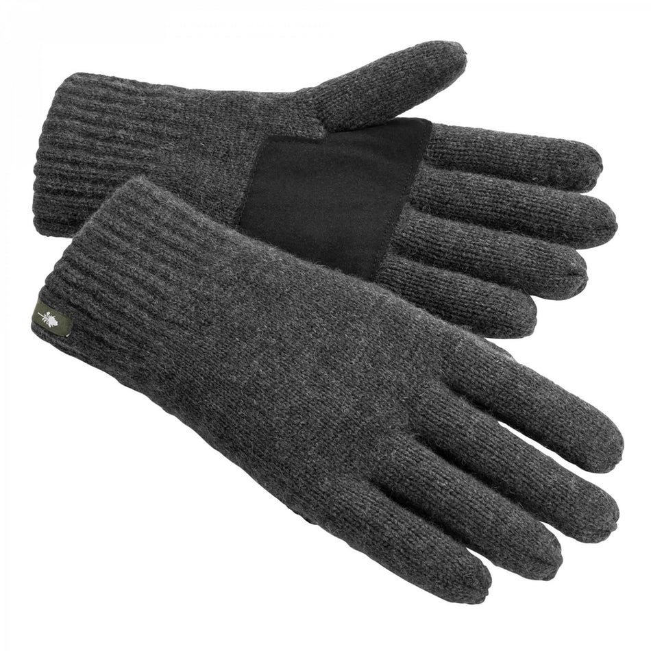 Pinewood Wool Knitted Gloves Strickhandschuhe dark anthracite