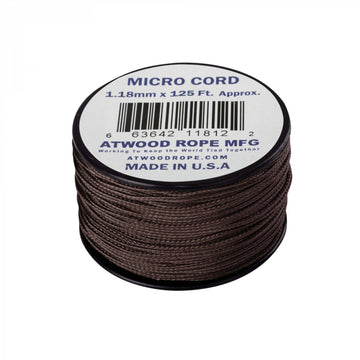 Atwood Rope Micro Cord Schnur 38m u.s. brown