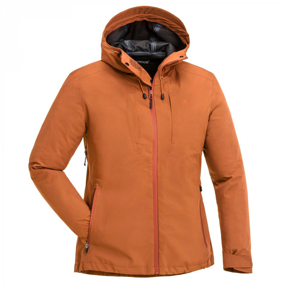 Pinewood Telluz Regenjacke Damen burned orange