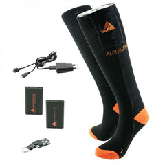 ALPENHEAT Heizsocken FIRE-SOCKS AJ26RC schwarz/ orange