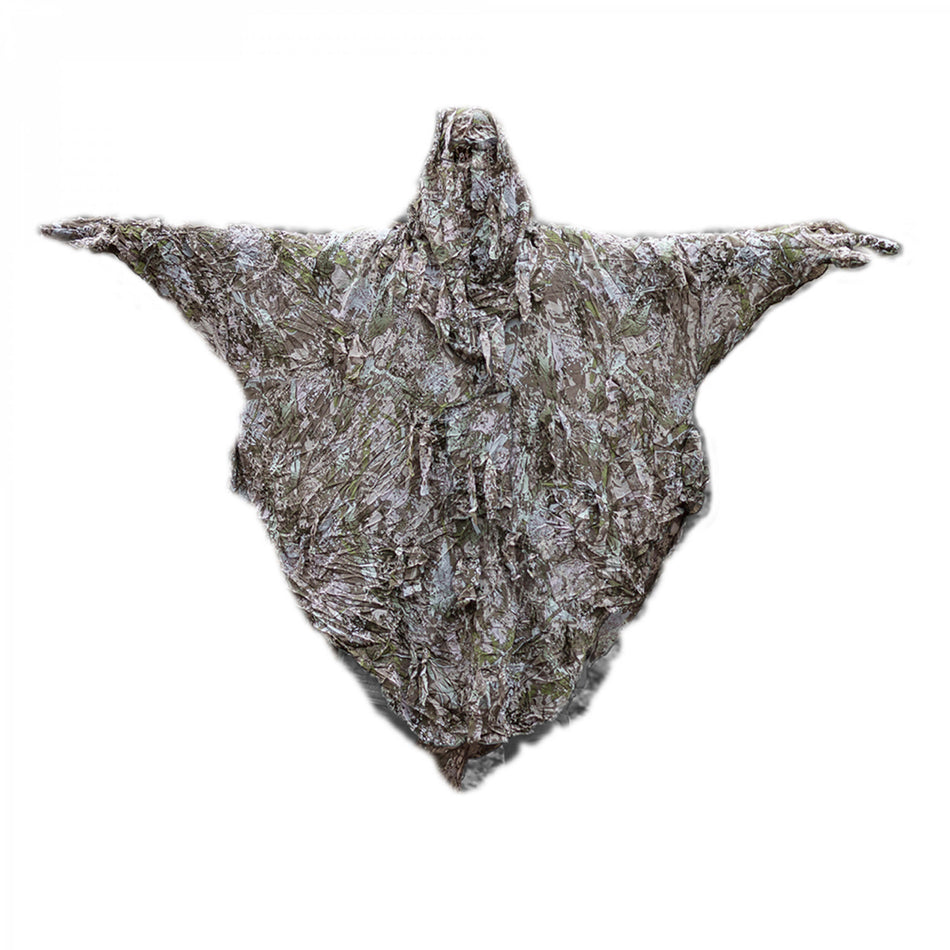 Ghosthood Ghost-Hoodie Tarnponcho conCAMO beige