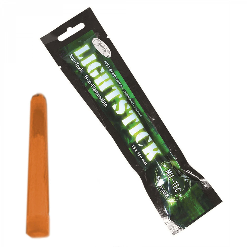 Mil-Tec Leuchtstab Knicklicht 15 cm orange