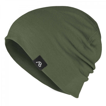 AB Beanie Lite Merino oliv