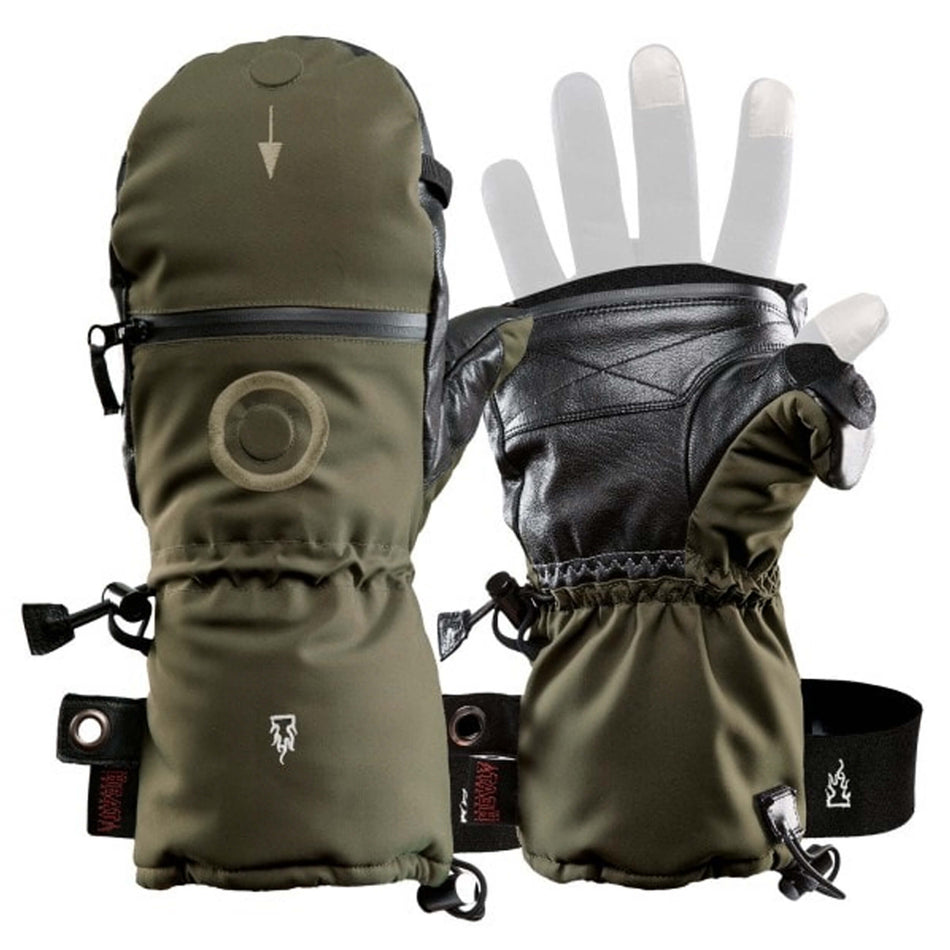The Heat Company Shell Winterhandschuh oliv