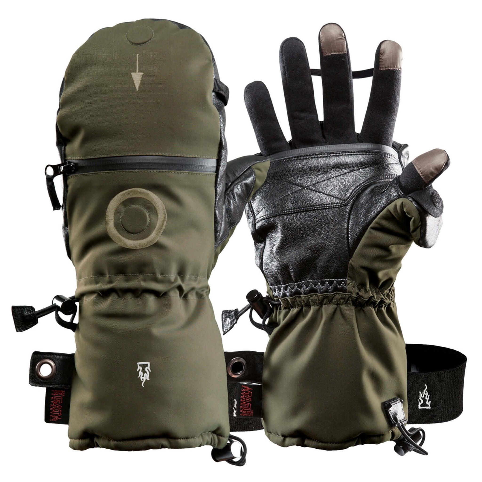 The Heat Company Heat 3 Smart Winterhandschuh oliv