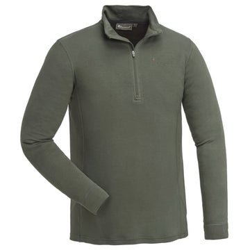 Pinewood Abisko Merino Half-Zip Shirt Men dark moss