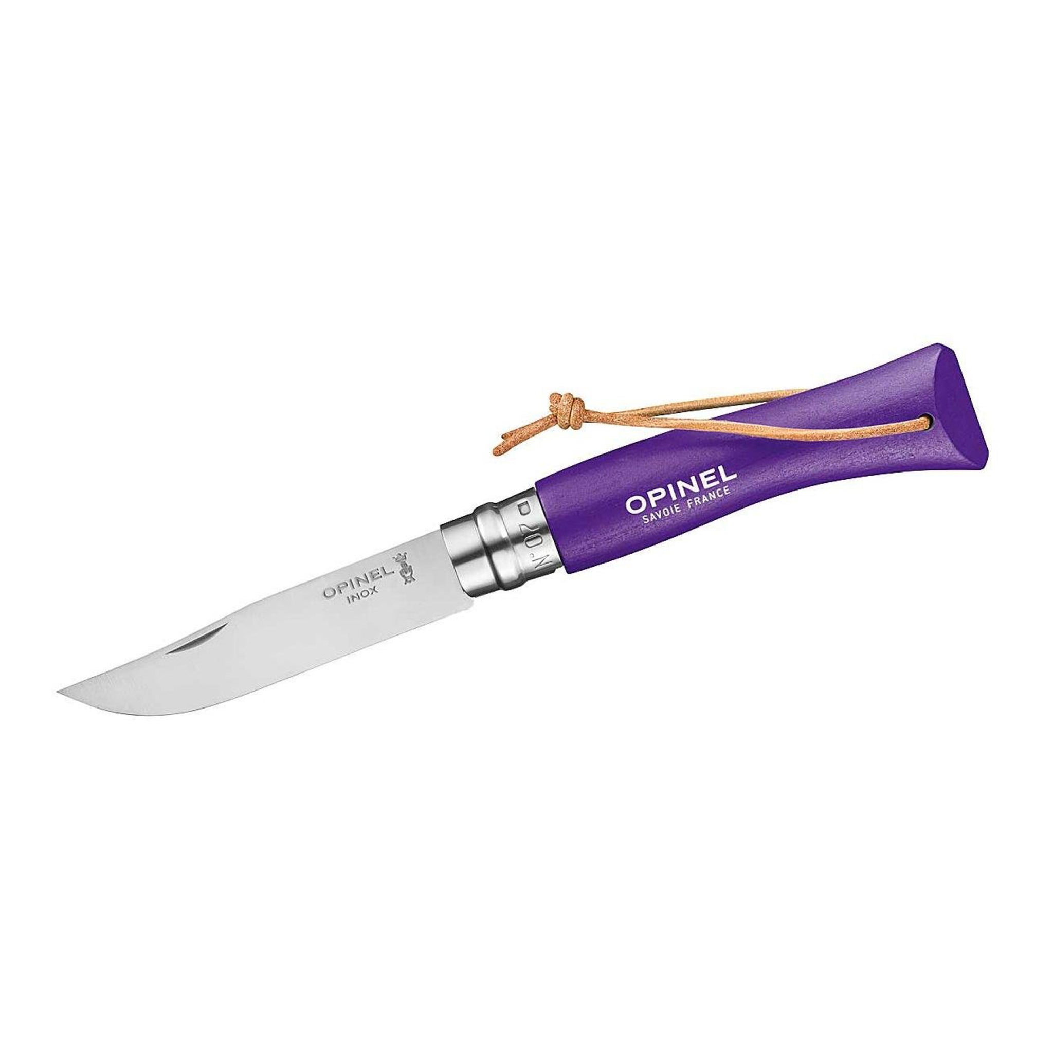 Opinel No.07 Baroudeur Taschenmesser Rostfrei Buche violett