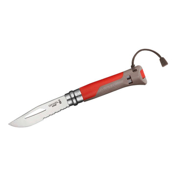 Opinel No.08 Taschenmesser Outdoor Rostfrei rot