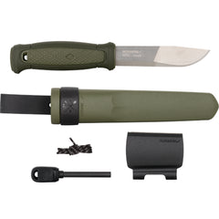 Morakniv Kansbol (S) Outdoormesser + Survival Kit grün
