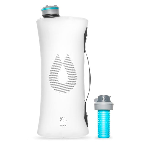 HydraPak Seeker+ Trinkflasche 3L inkl. Wasserfilter clear
