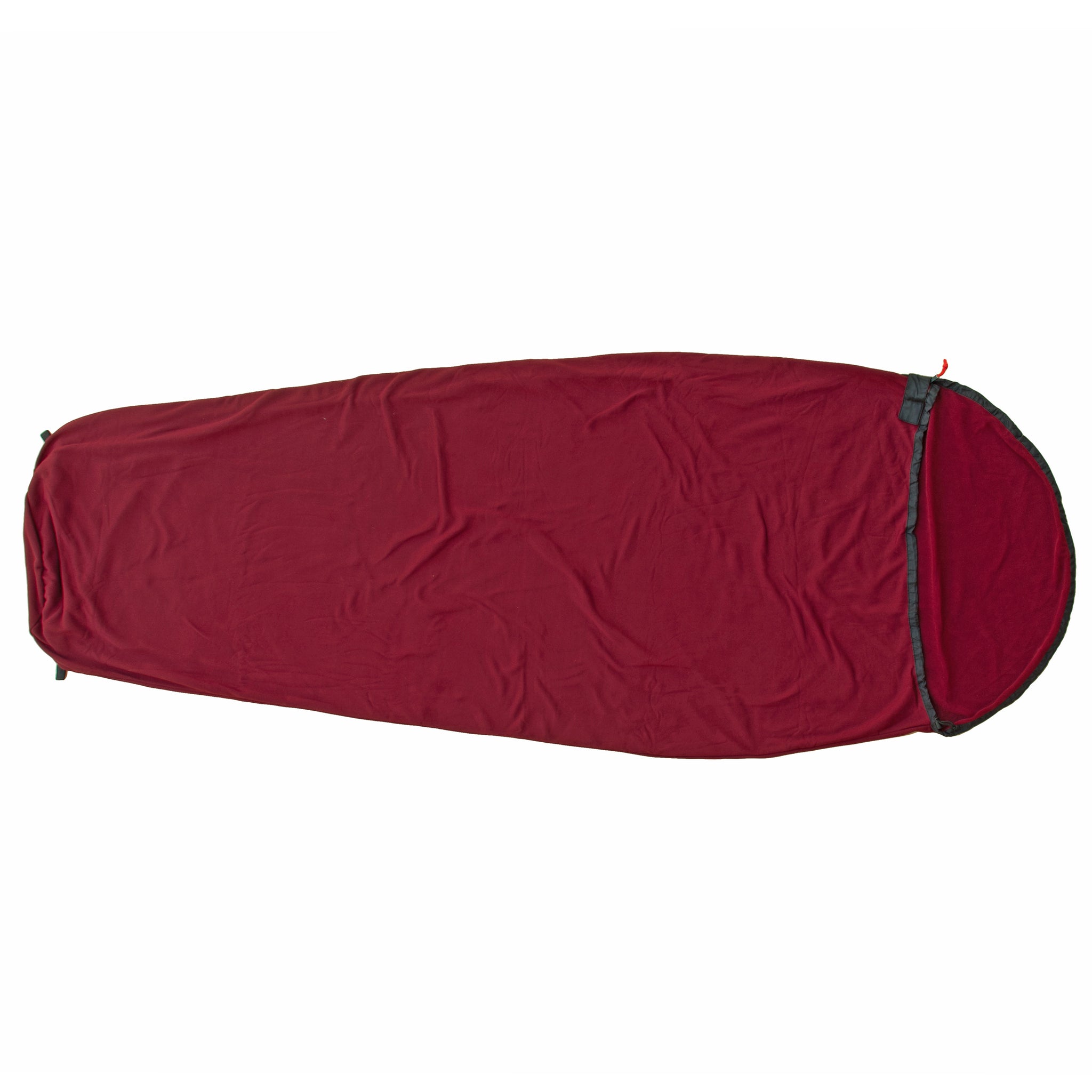 Origin Outdoors Mikrofleece Schlafsack Inlett bordeaux