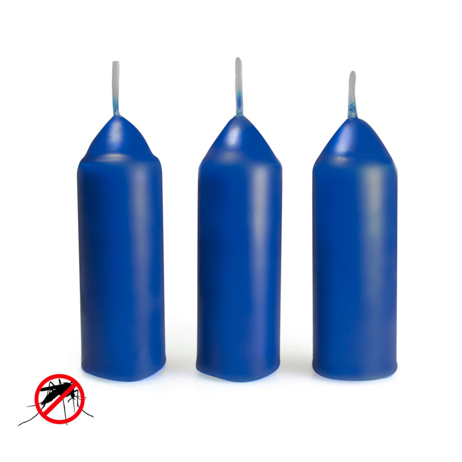 UCO Citronella Anti-Mücken-Kerzen 3 Stück blau