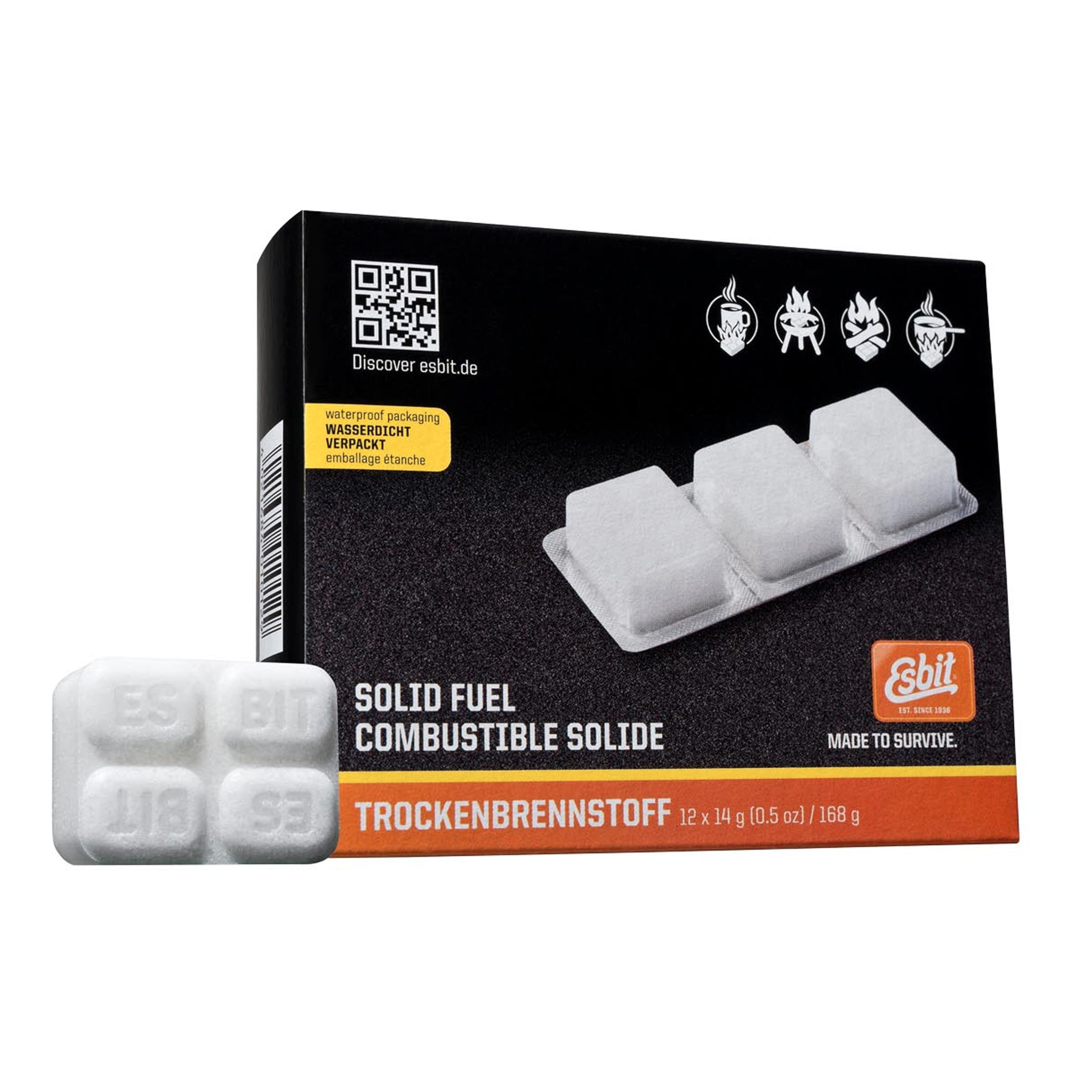 Esbit Trockenbrennstoff-Tabletten 12 x 14g