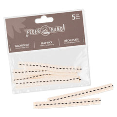 Feuerhand Flachdocht 12,5 mm x 12 cm (5 Stück)