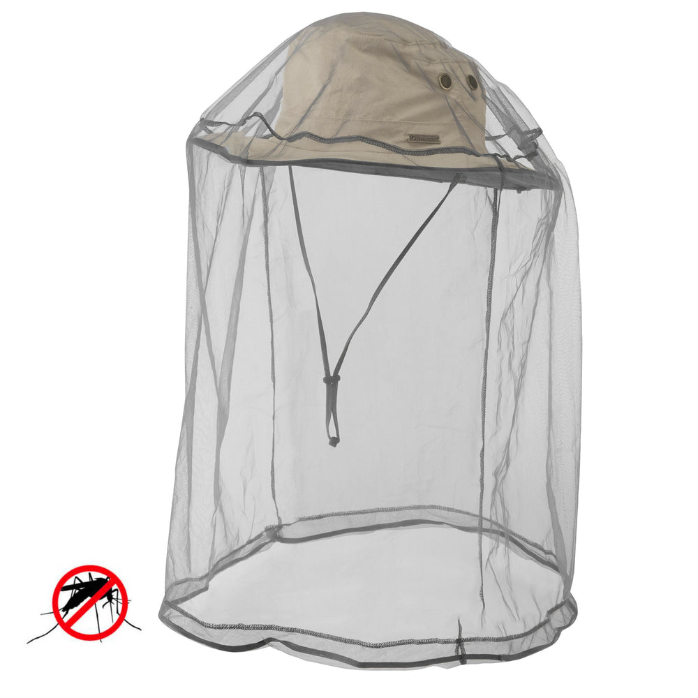 Trekmates Borneo Sonnenhut mit Mückennetz UPF 50+ khaki
