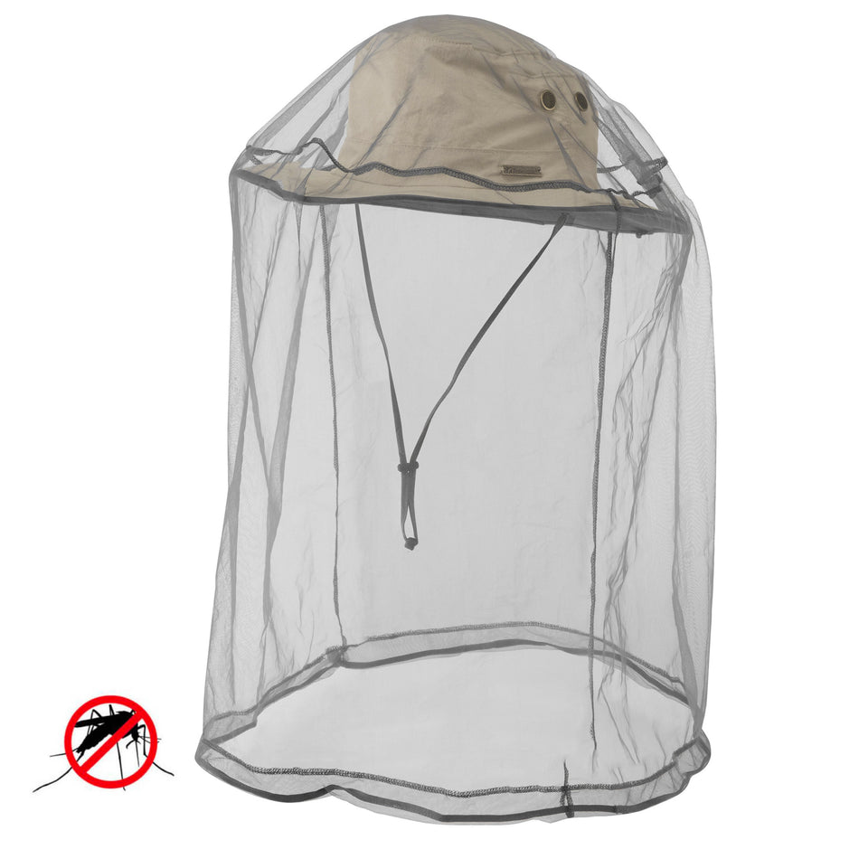 Trekmates Borneo Sonnenhut mit Mückennetz UPF 50+ khaki