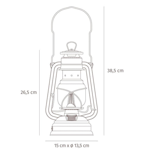 Feuerhand LED Laterne Baby Special 276 zinc