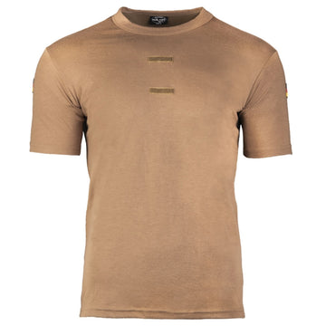 Mil-Tec BW Tropen T-Shirt m. Nationalabzeichen coyote