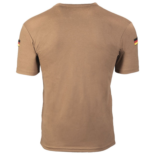 Mil-Tec BW Tropen T-Shirt m. Nationalabzeichen coyote