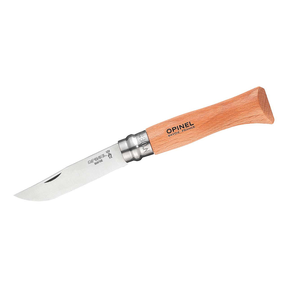 Opinel No.08 Taschenmesser Inox Buche natur