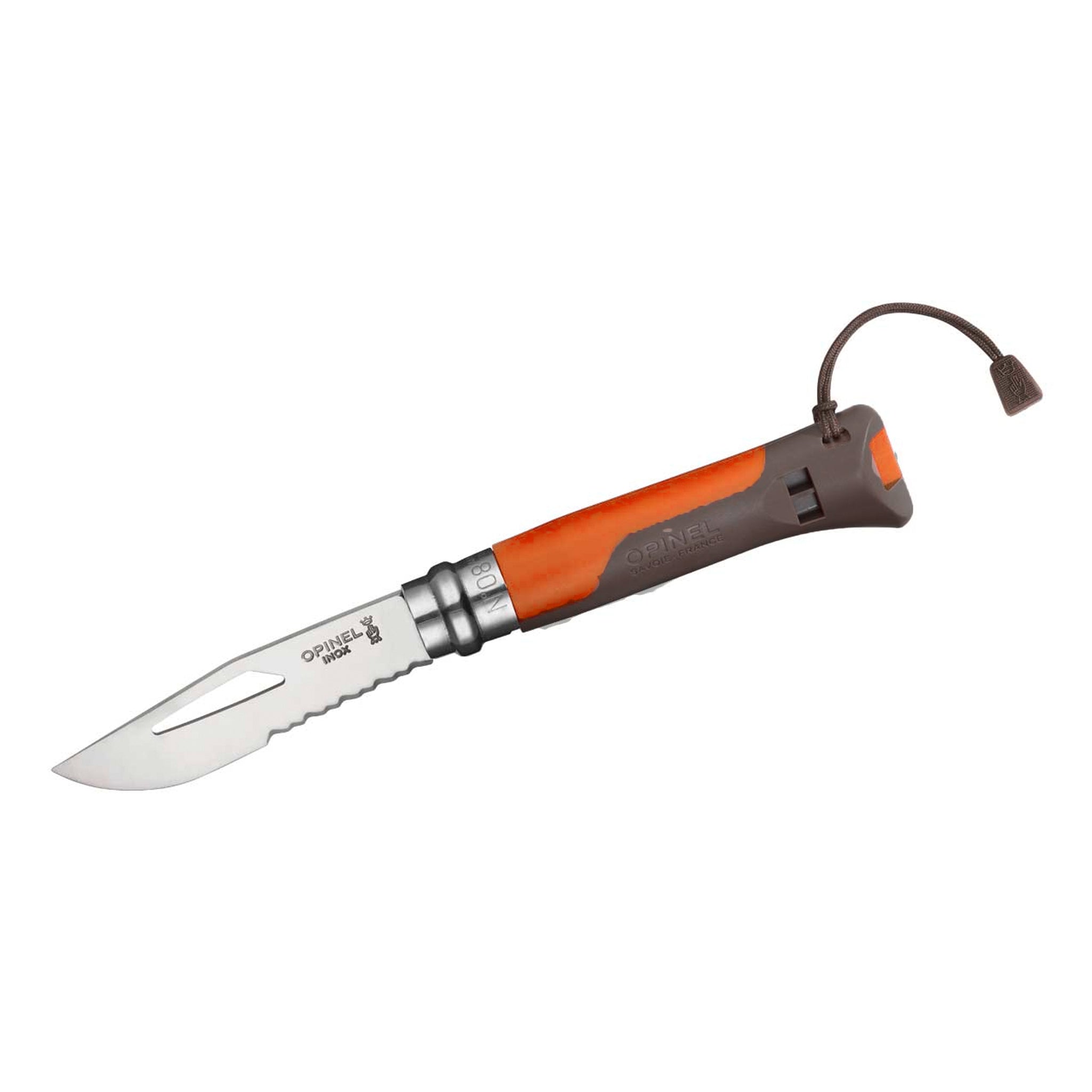 Opinel No.08 Taschenmesser Outdoor Rostfrei orange