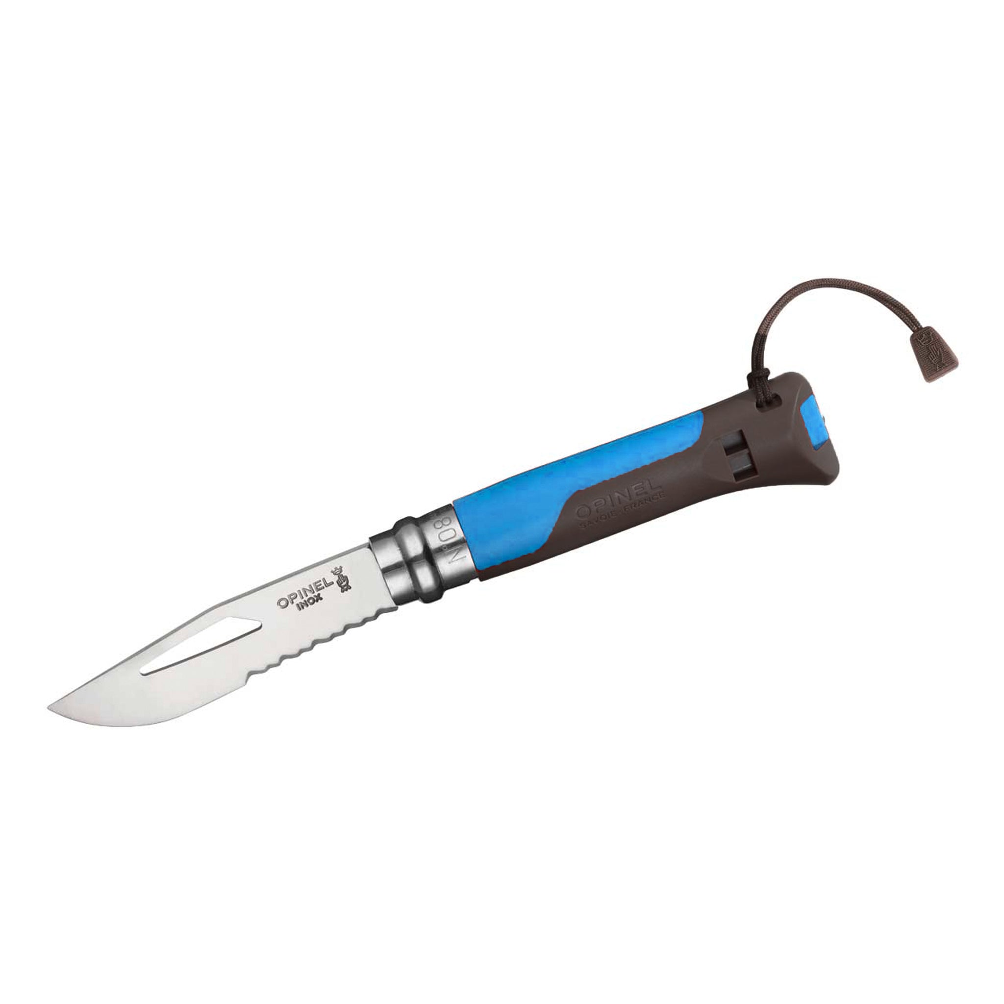 Opinel No.08 Taschenmesser Outdoor Rostfrei blau