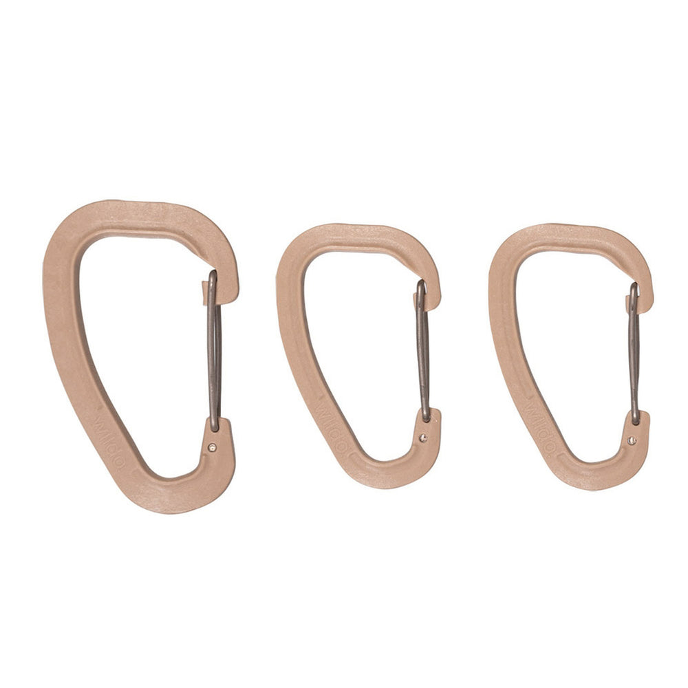 Wildo Accessory Carabiner 3er-Set desert
